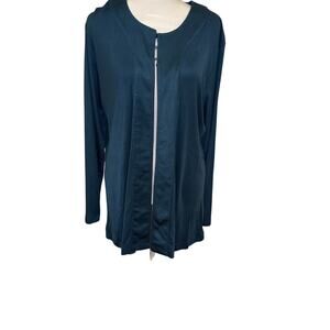 Winter Silks Women's Concept Open Cardigan, Forest Green Medium